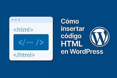 Cómo insertar código HTML en WordPress